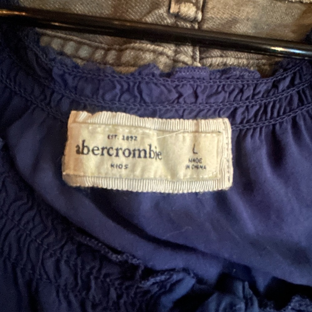 Abercrombie & Fitch Deep Blue Blouse
